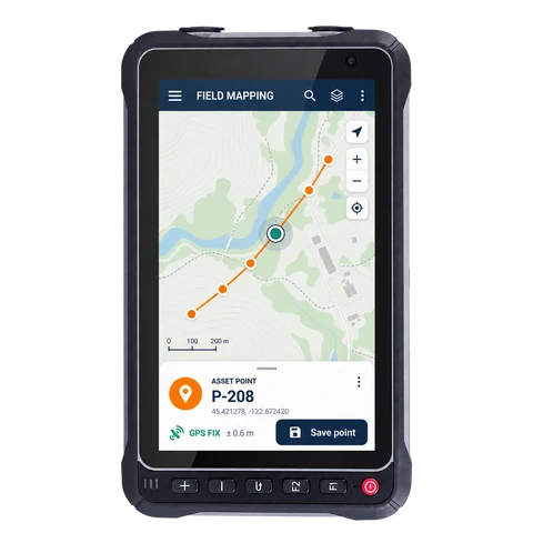 H72 — GIS field mapping application interface illustration