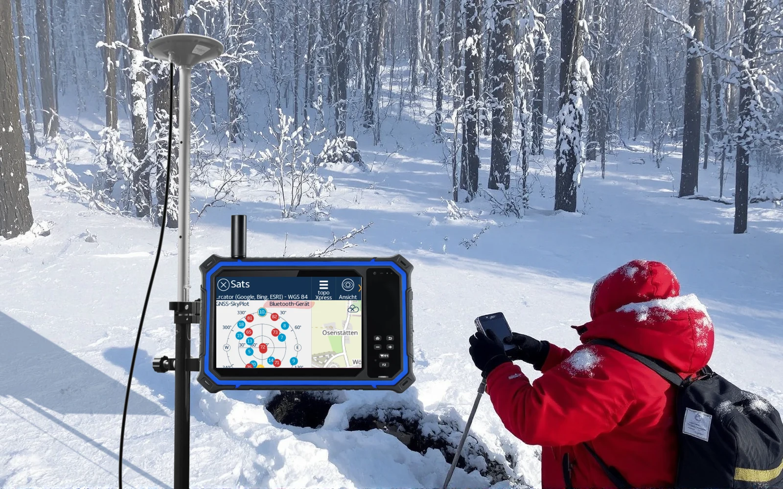 Ultra-low-temperature fieldwork