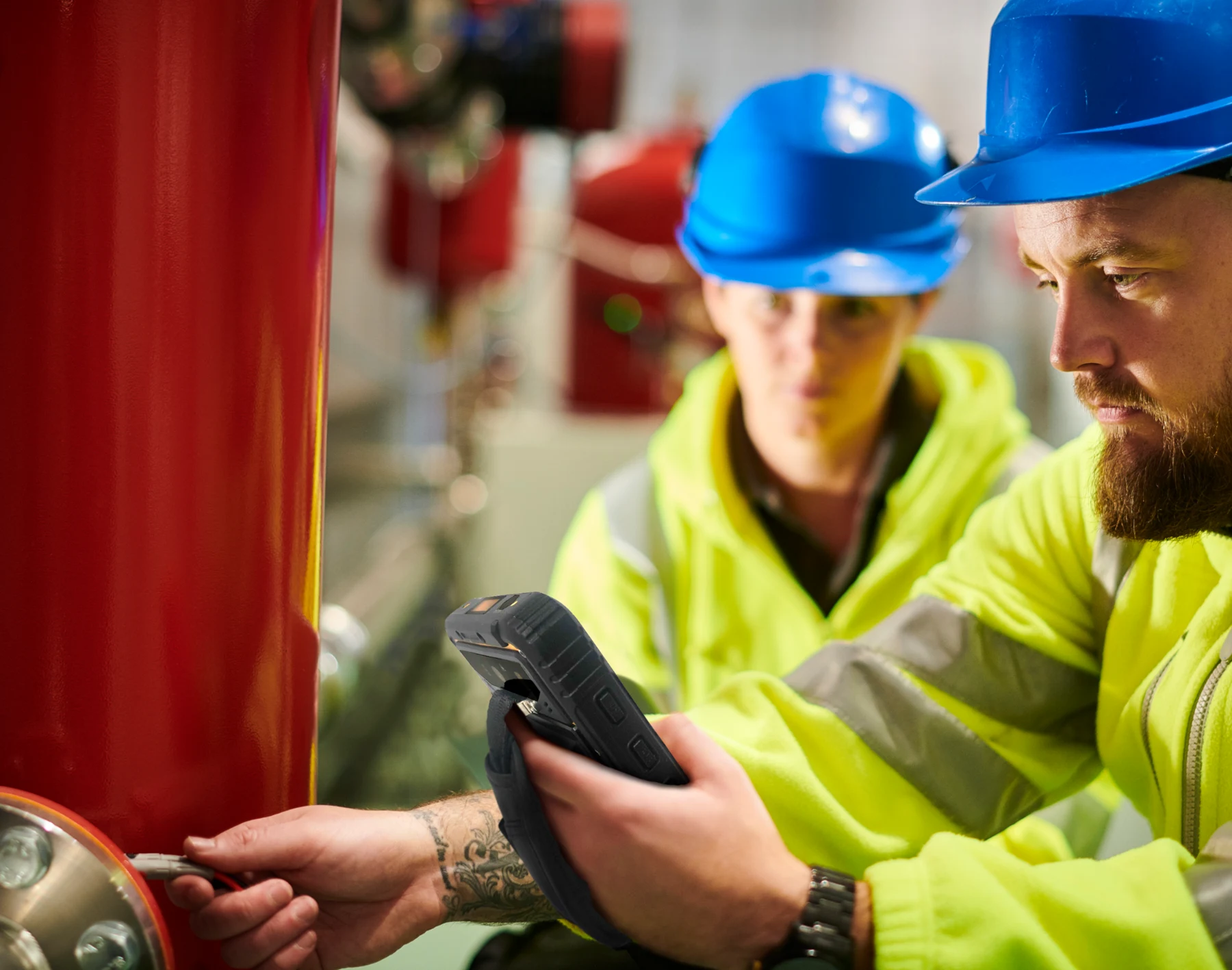 Hazardous-area inspection