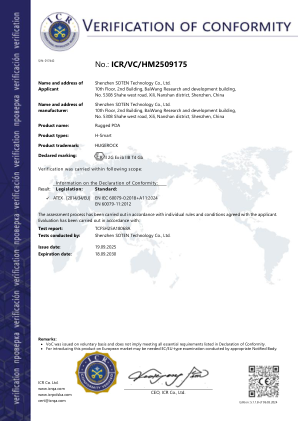 ICR voluntary conformity document